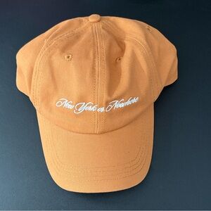 New York or Nowhere Orange Baseball Cap